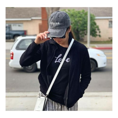 Customer photo review of Filipina Embroidered Vintage Cotton Twill Cap