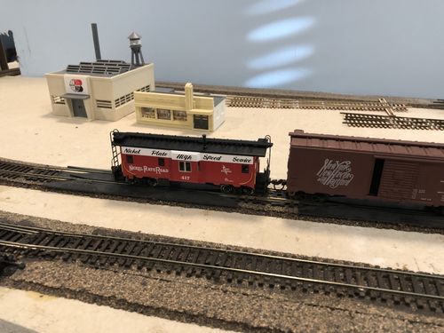 Customer photo review of Athearn HO Bay Window Caboose, NKP #417