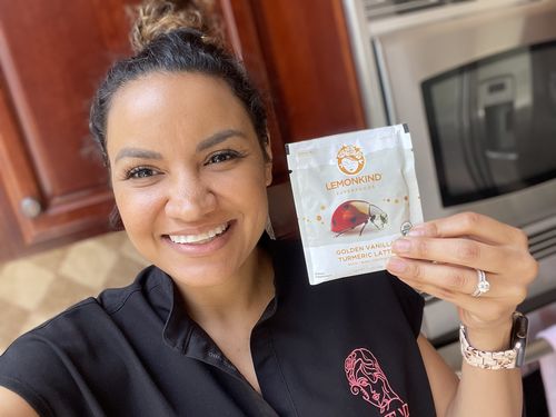 Customer photo review of 3 Day FAT-BURN Latte Cleanse, Vegan Meal Replacements (15 Lattes) + Bottle