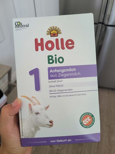 Customer photo review of Holle Goat Stage 1 Organic (Bio) Infant Milk Formula (400g), 1 Box