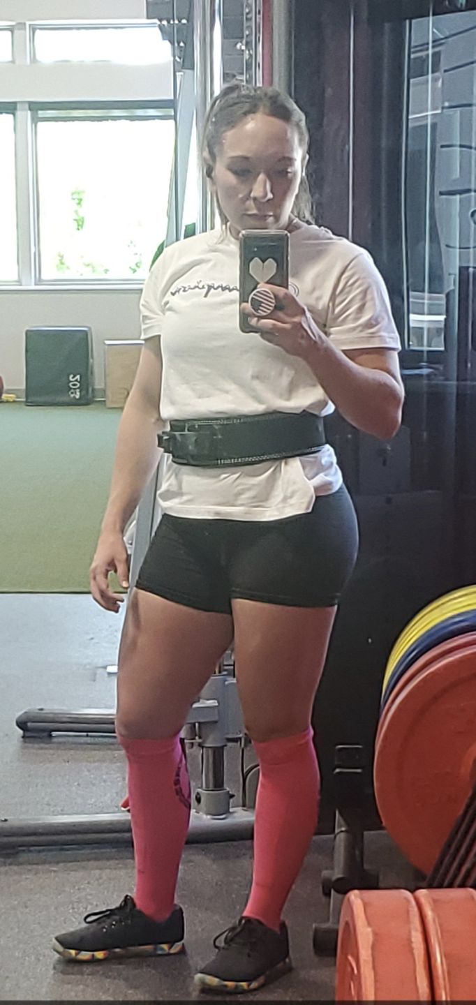 Customer photo review of Strength Shop 10mm Lever Belt 3" Wide - IPF Approved - Black