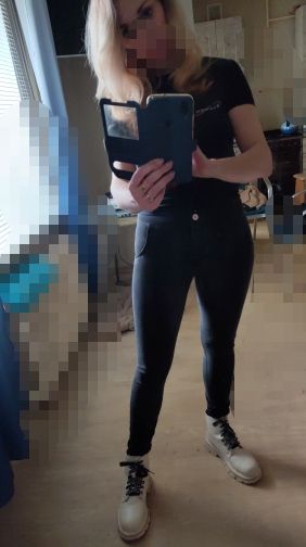 Customer photo review of Melody Jeggings Push Up Regular Waist