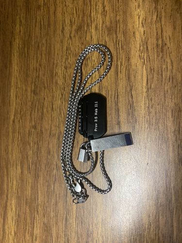 Customer photo review of Custom Humbler Dogtag