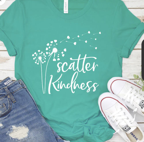 Customer photo review of Scatter Kindness T-Shirt