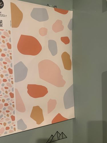 Customer photo review of Fun Terrazzo I Wallpaper