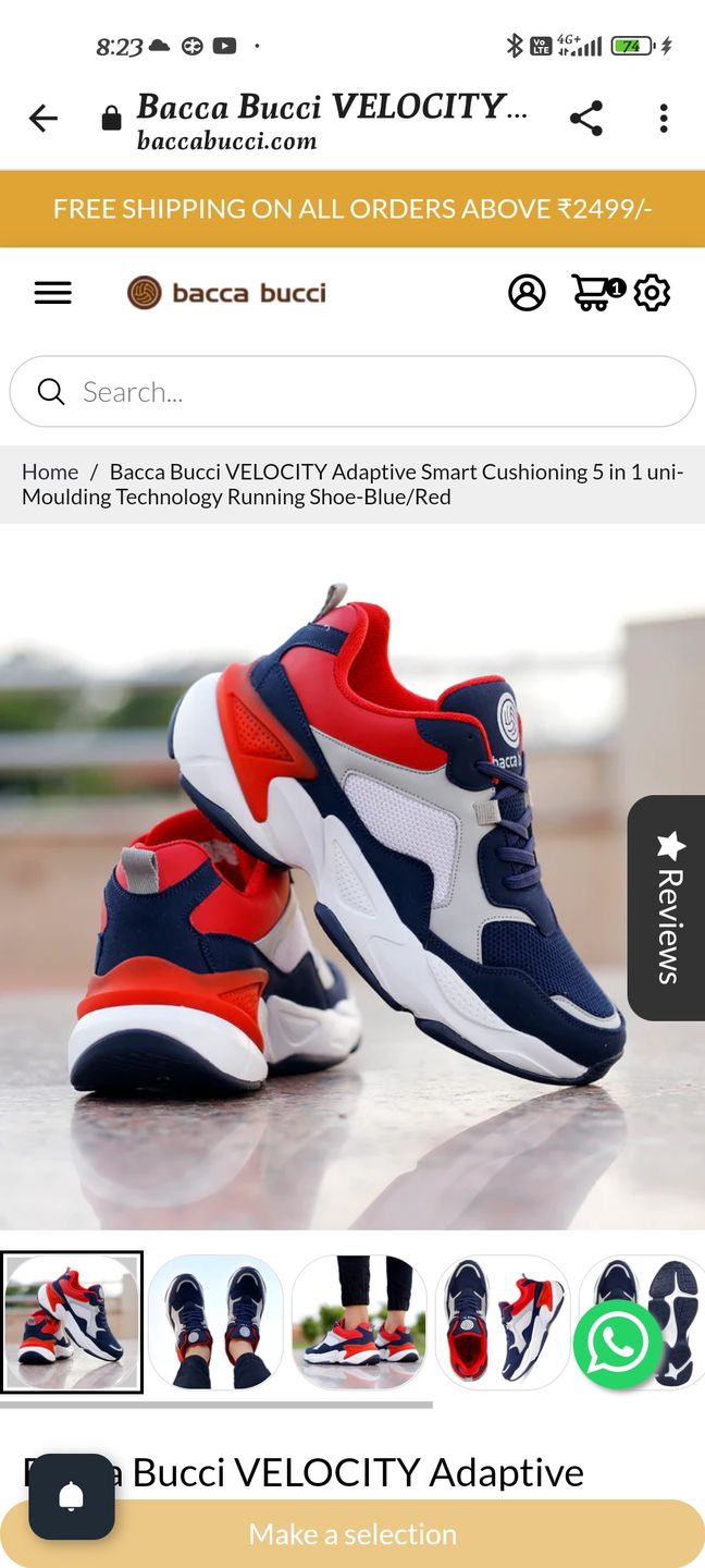 Customer photo review of Bacca Bucci Velocity