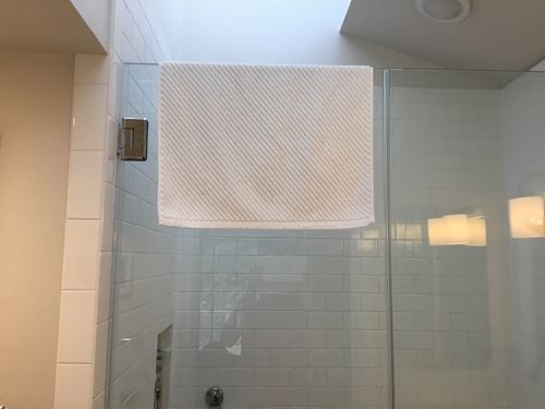 Customer photo review of Renewed Air Weight Organic Bath Mat
