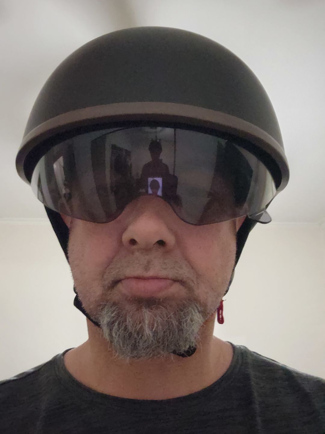 Customer photo review of TAKIZAWA Half Helmet - Curved Style