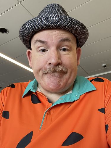 Customer photo review of The Flintstones "Flop Shot Freddy" – All-Day Polo