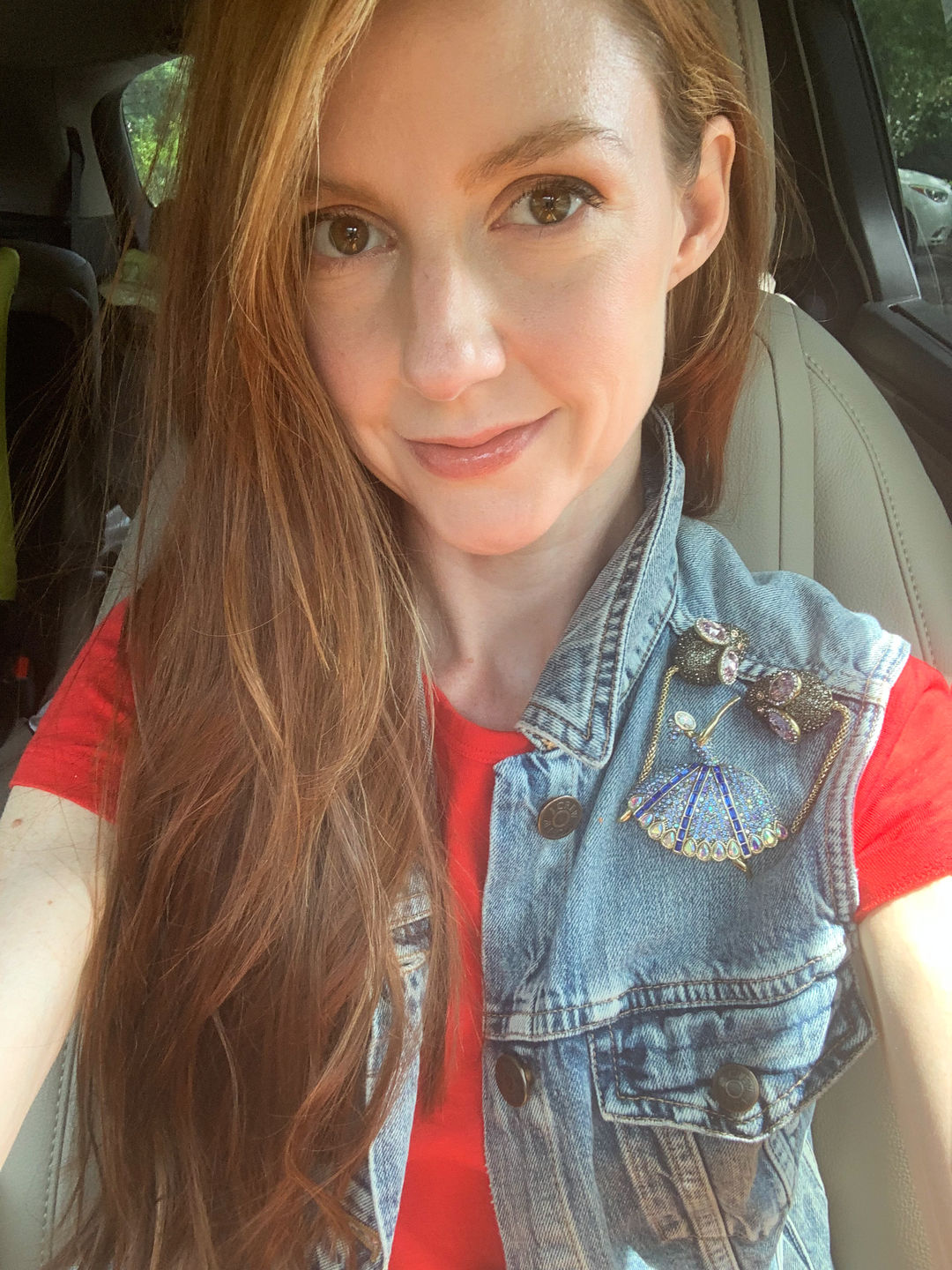 Customer photo review of HEIDI DAUS®"Dreams Come True" Crystal Ballerina Pin