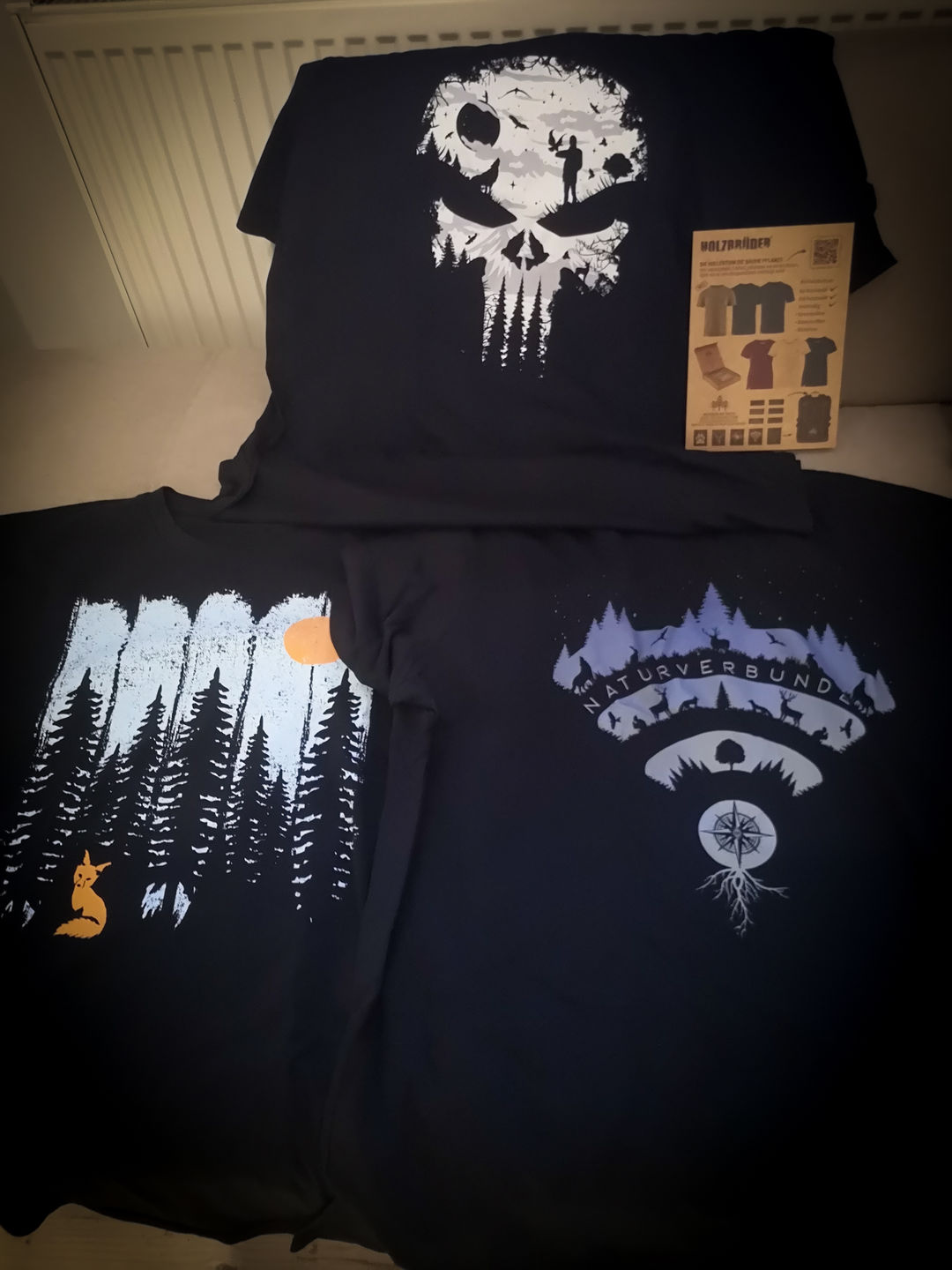 Customer photo review of Nature Skull - Bio Herren Shirt