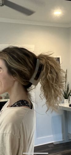 Customer photo review of XXL Dreamy Claw Clip