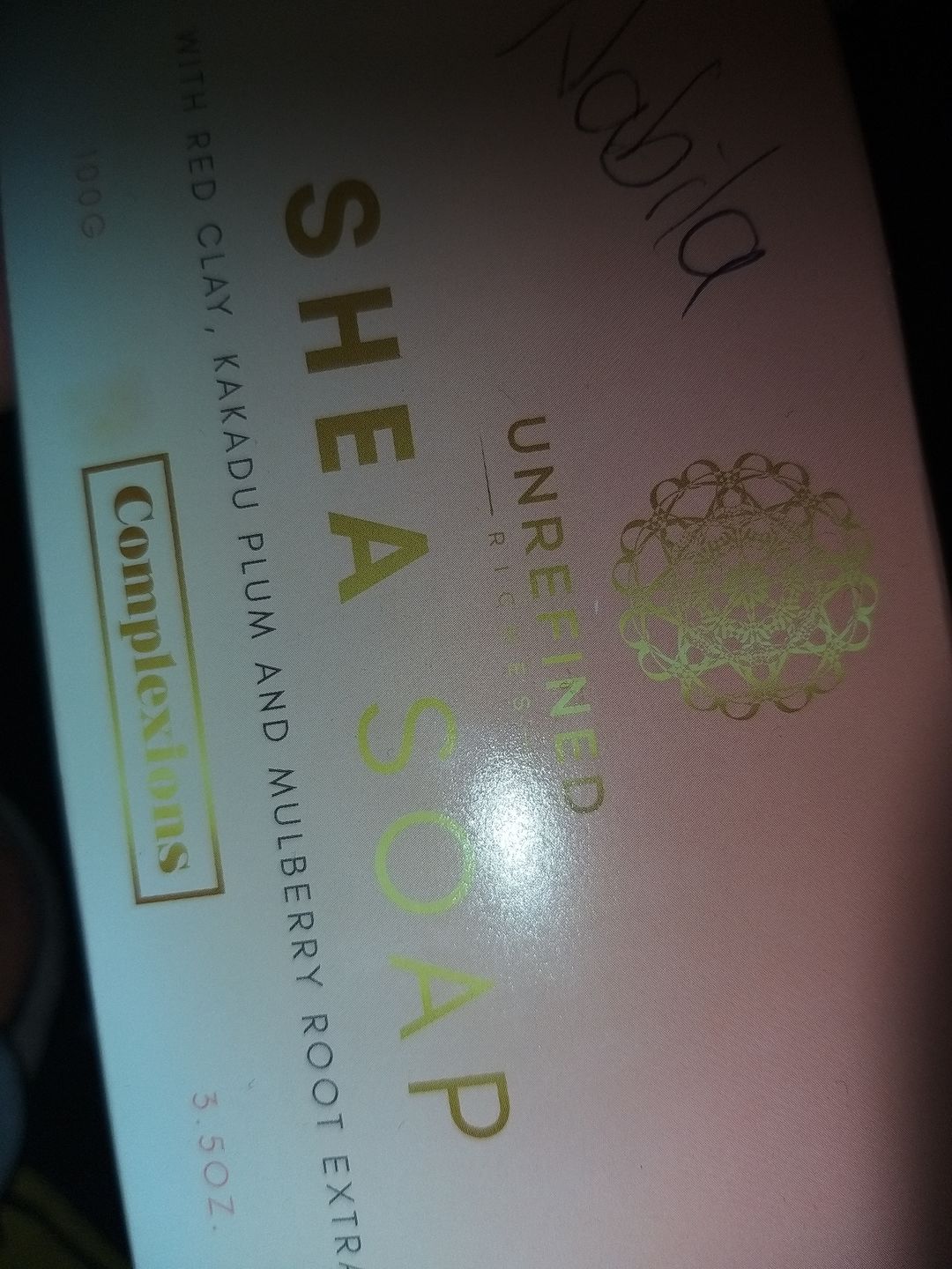Customer photo review of SHEA SOAP