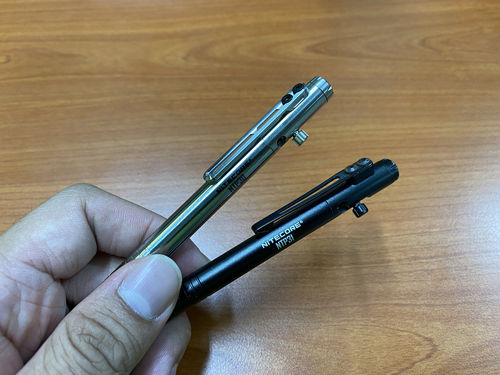 Customer photo review of Bolt Action Titanium Pen NTP30