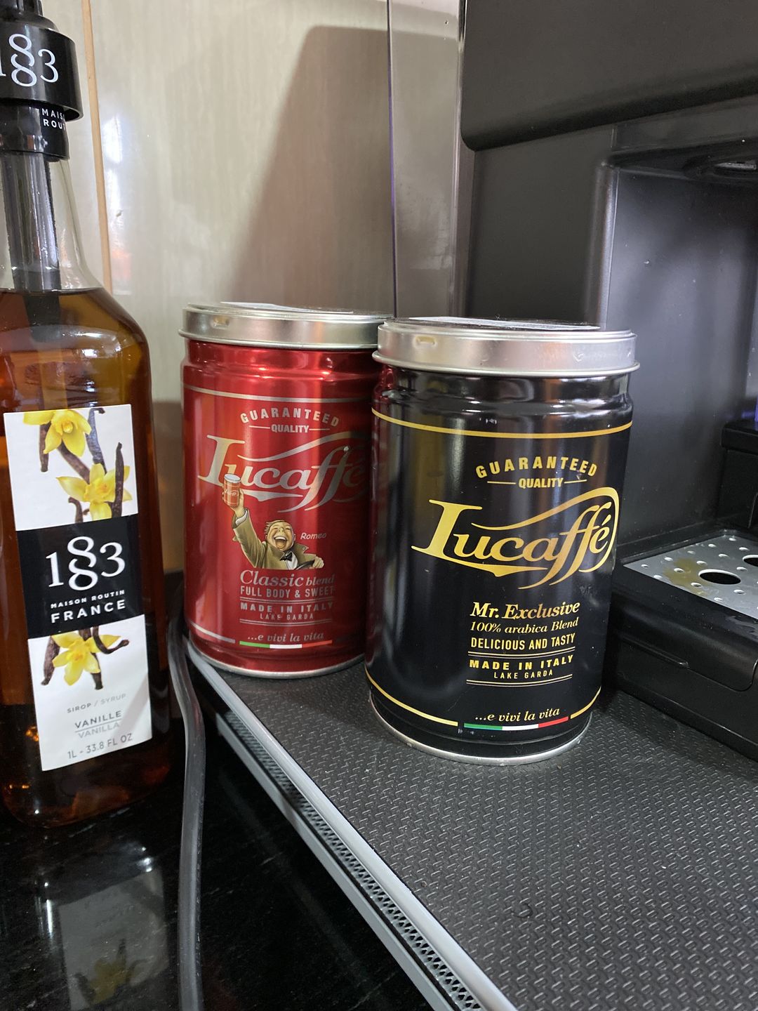 Customer photo review of Lata Lucaffe Classic y Mr. Exclusive 250 grs Grano Molido