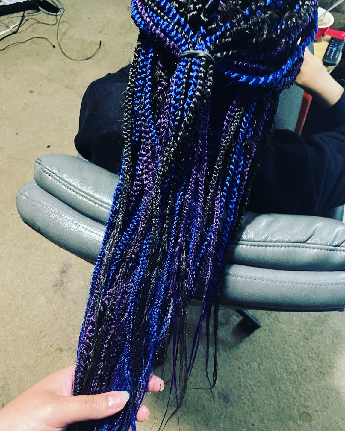 Customer photo review of OUTRE SYNTHETIC PRE STRETCHED ULTRA BRAID - XPRESSION 3X 52"