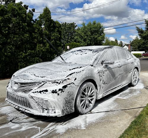 Customer photo review of 4 Pack Scarlet Car Wash Shampoo (1/2 Gallon)