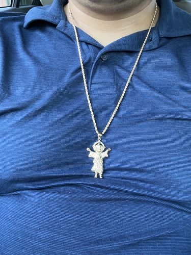Customer photo review of *NEW* Divino Niño Pendant - JTJ™