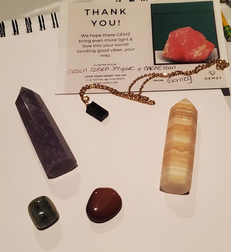 Customer photo review of Lepidolite Towers