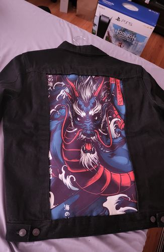 Customer photo review of Raven Denim Jacket