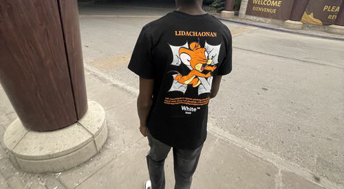 Customer photo review of Amiri Foaming T Shirt