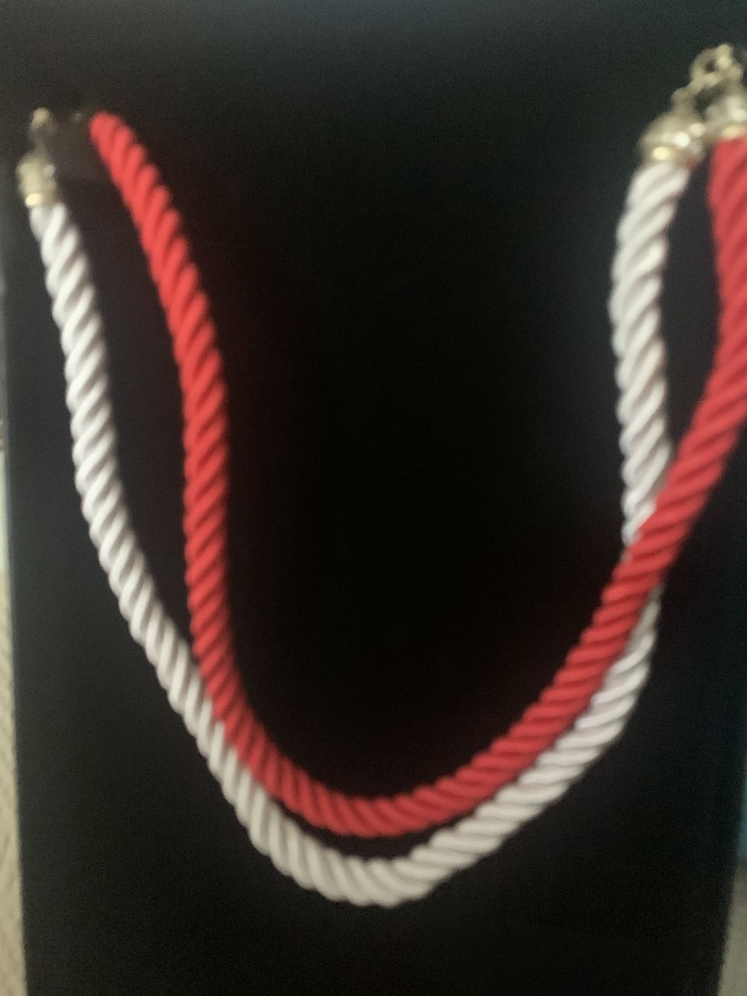 Customer photo review of Heidi Daus® "Elegant Essentials" Pin Enhancer Cord Necklace