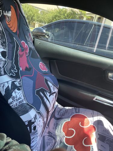 Customer photo review of Obito Car Seat Covers Custom Naruto Anime Car Accessories Mix Manga