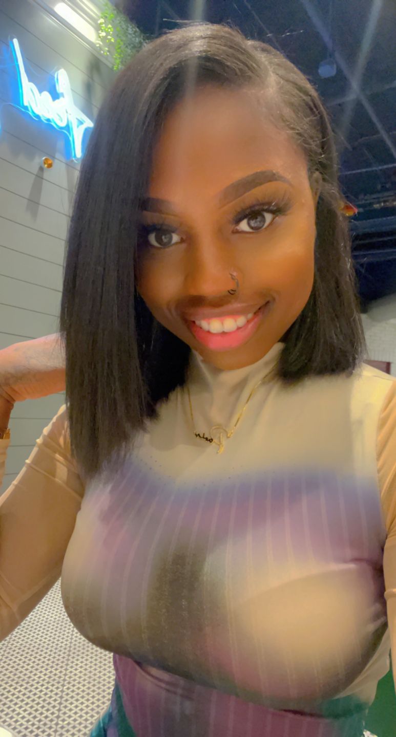 Customer photo review of Signature Custom Name Necklace