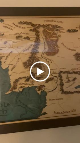 Customer video review of 3D EARTH WOOD MAP
