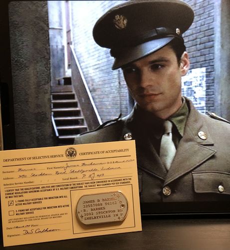 Customer photo review of Sgt. Barnes Pin