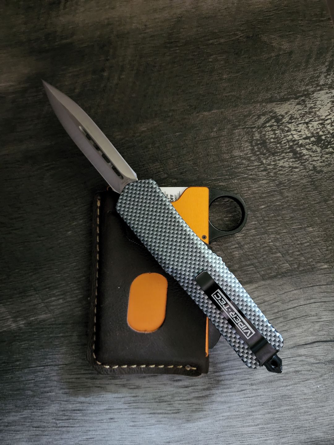Customer photo review of Carbon Fiber Ghost D/A OTF (Multiple Blade Styles Available)