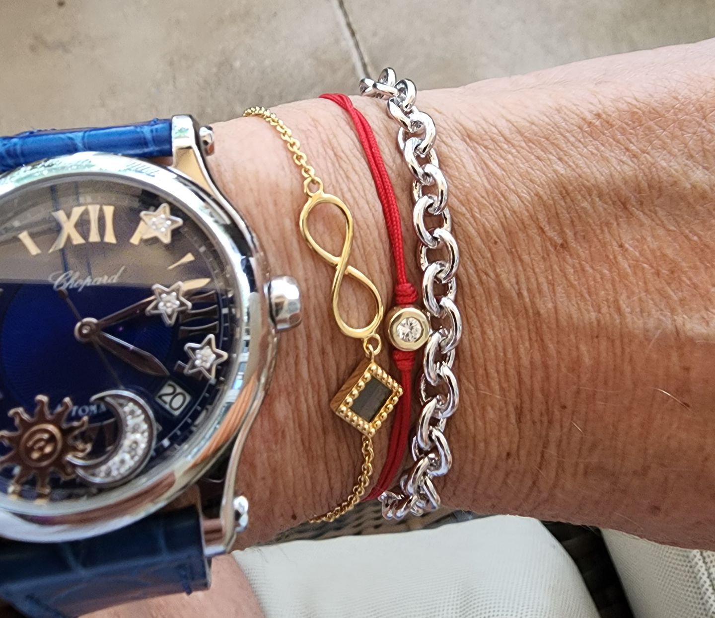 Customer photo review of Infinity Bracelet