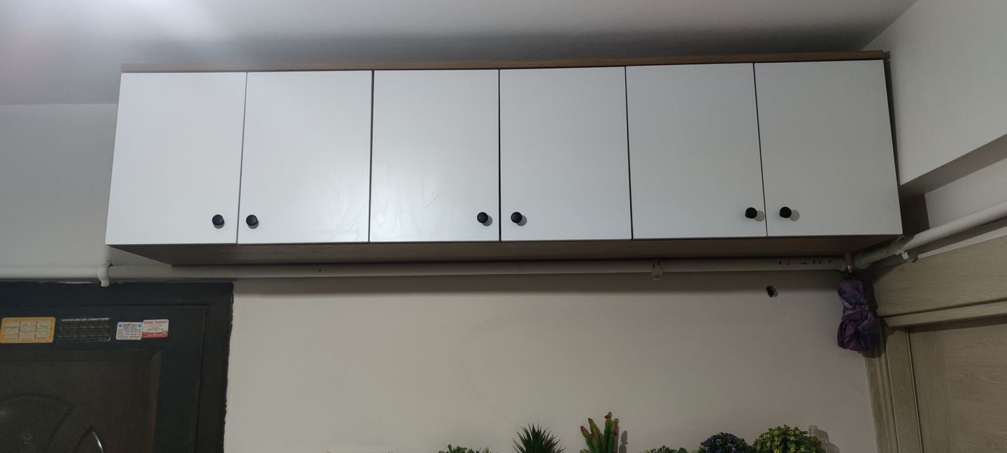 Customer photo review of Rani EA103 Portmanto Üst Modülü Çok Amaçlı Dolap Sepet Ceviz - Beyaz