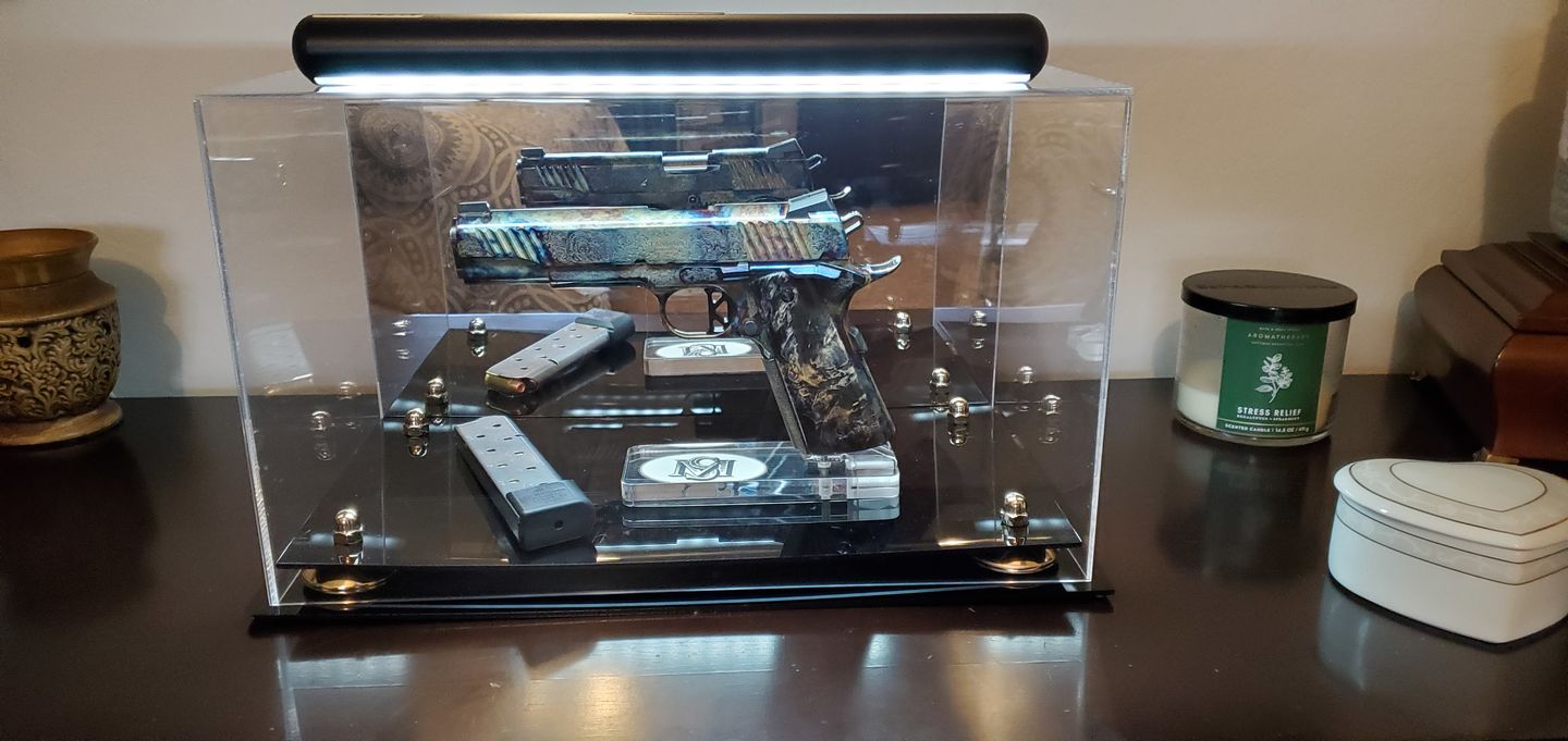 Customer photo review of Acrylic Versatile Display Case 14 X 8 X 8.5 Clear (A011/V16)