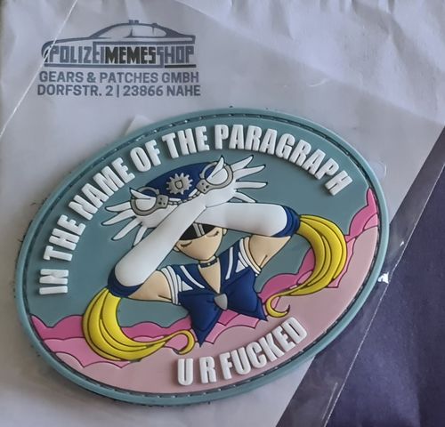 Customer photo review of Sailor Moon Polizei Rubber Patch