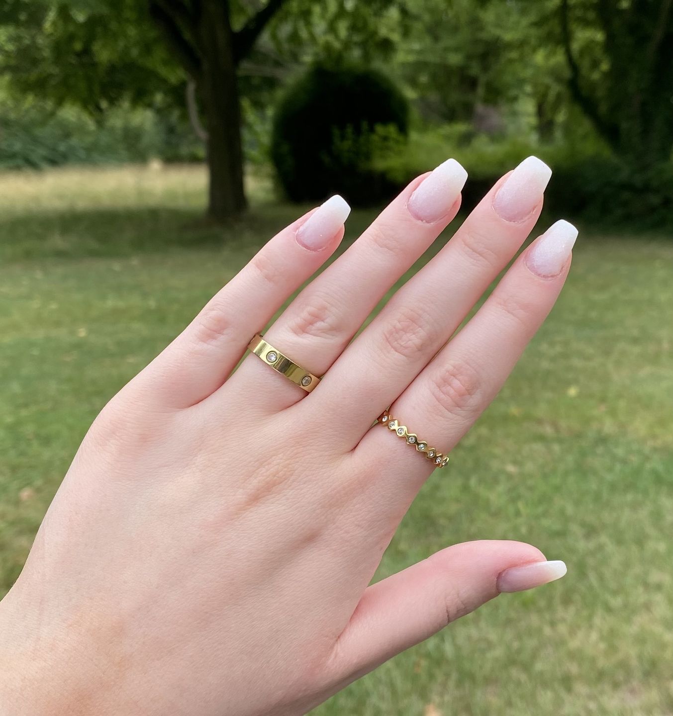 Customer photo review of Pretty Ring | 18K vergoldet