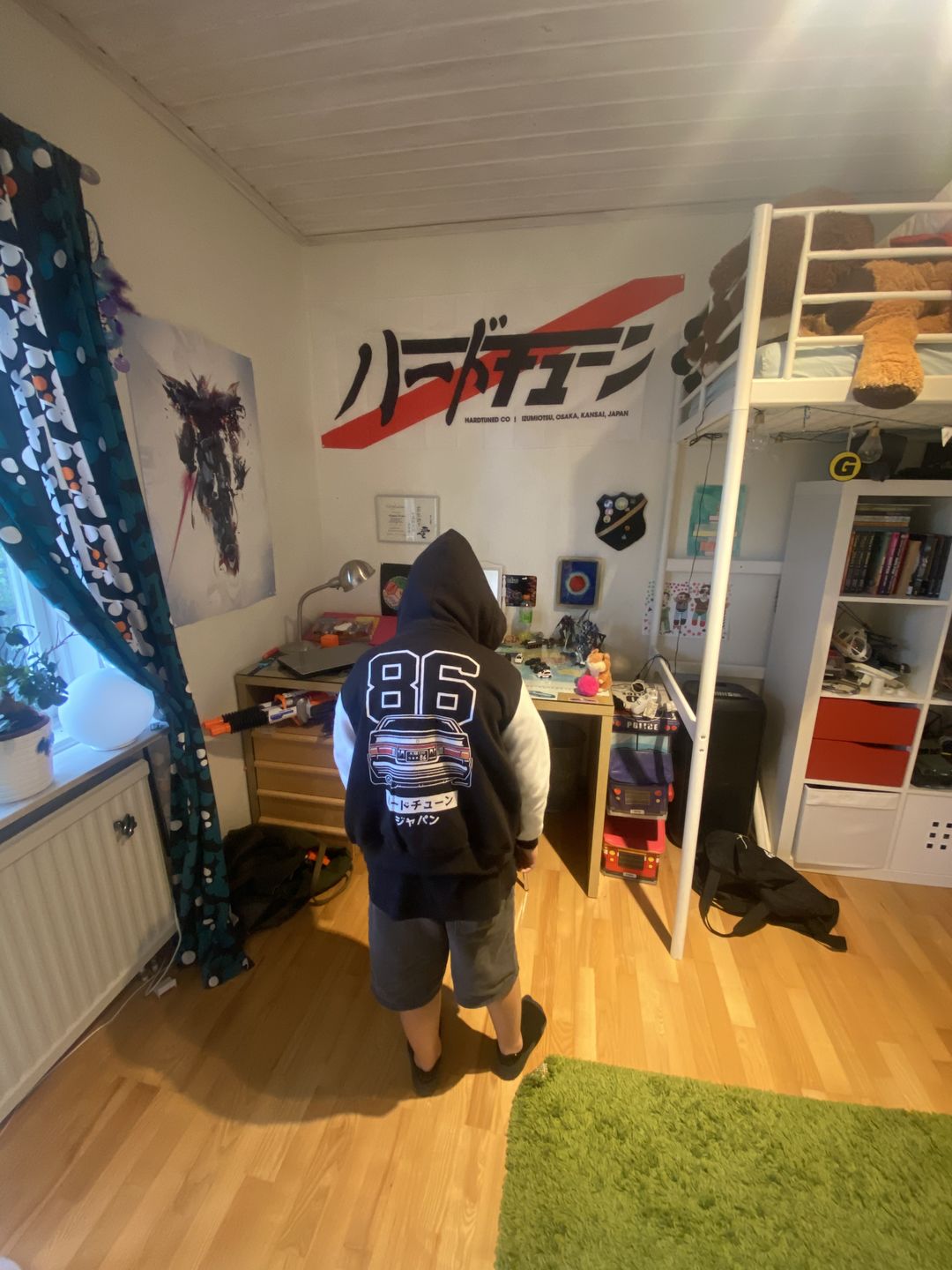 Customer photo review of Kids Toyota AE86 Hoodie