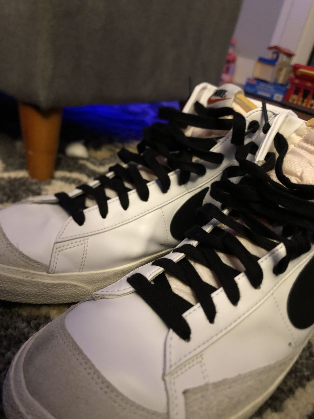 Customer photo review of Flat 100% Cotton Shoe Laces