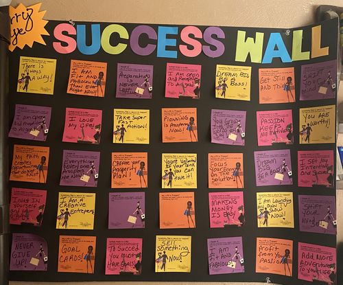 Customer photo review of Success Stickies Orange/Yellow