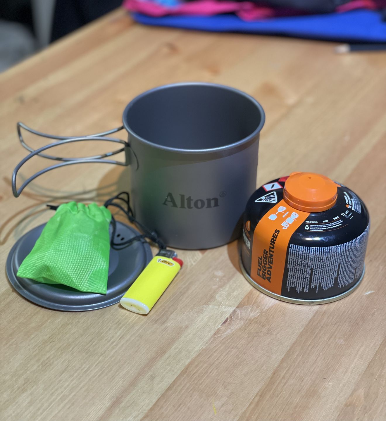Customer photo review of Titanium Single-Wall Cup 600mL