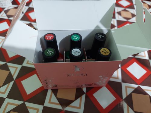 Customer photo review of Gel Gama Christmas 6 pzas MUSSA