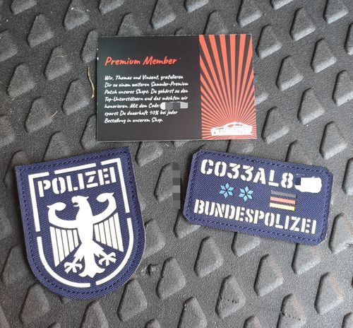 Customer photo review of Individuell gestaltbare  Lasercut Textil Patches