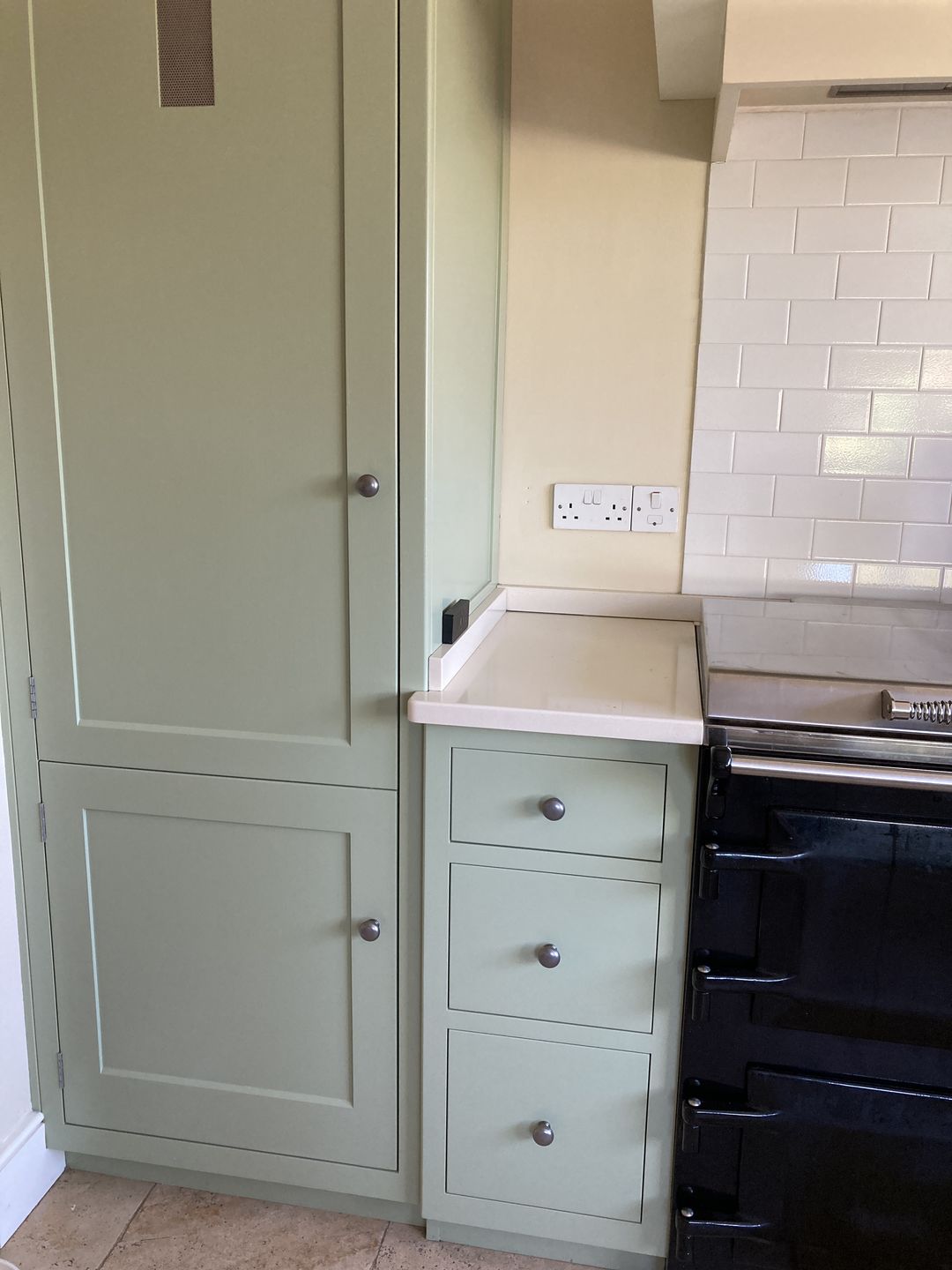 Customer photo review of Classic Cast Iron Cupboard Handles