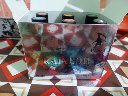 Customer photo review of Gel Gama Rainbow 6 pzas MUSSA