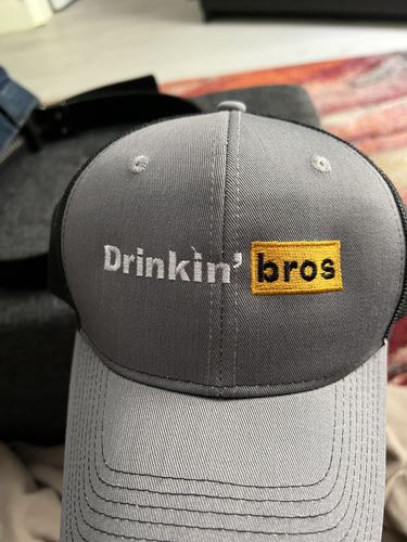 Customer photo review of Drinkin' Bros D-Hub Hat