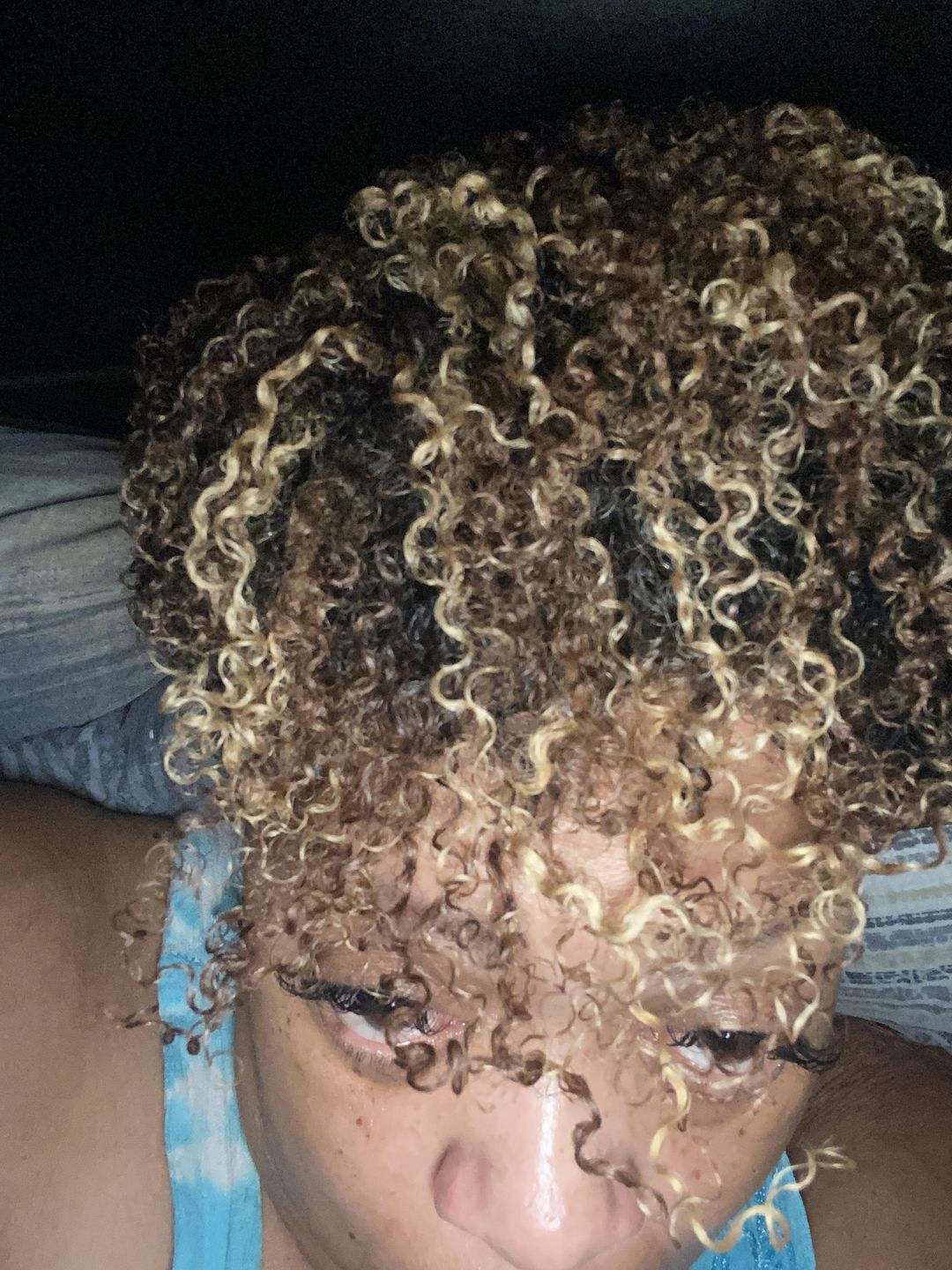Customer photo review of Curl Elixir Flaxseed Gel