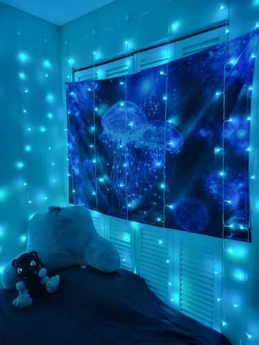 Customer photo review of DormVibes Color Changing Wall Lights