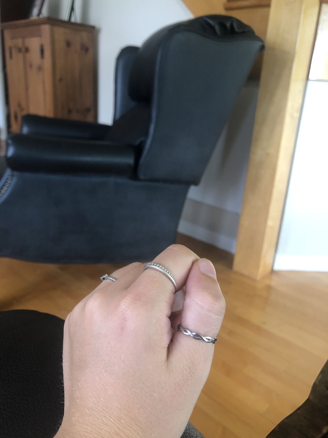 Customer photo review of Braided Ring - Silver