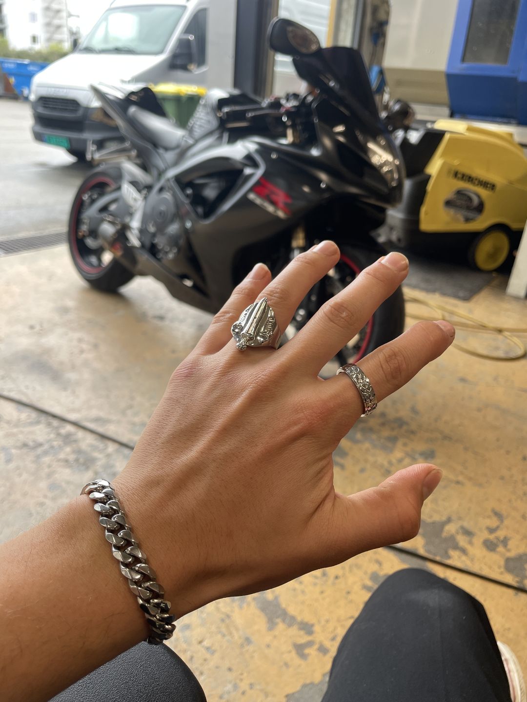 Customer photo review of CATACOMB SWORD RING