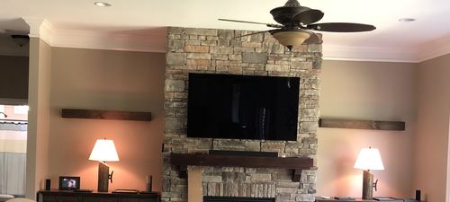 Customer photo review of Contemporary Mantels